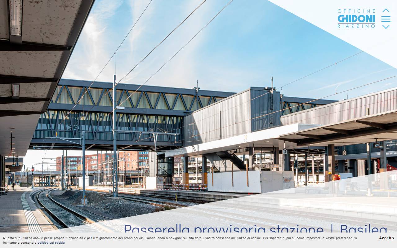 Anteprima del sito: Officine Ghidoni SA