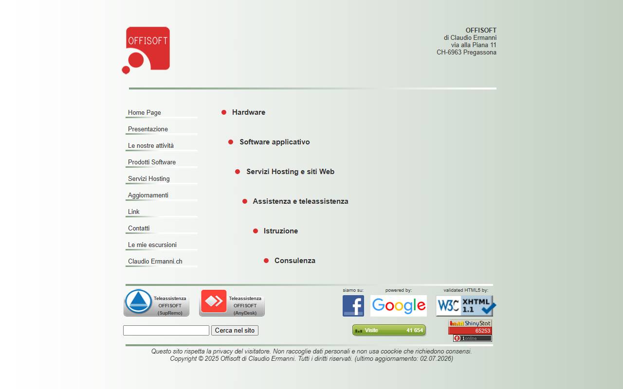 Anteprima del sito: Offisoft di Claudio Ermanni