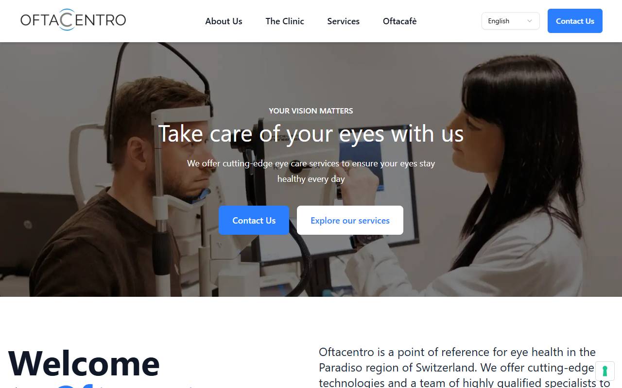 Anteprima del sito: OFTACENTRO SA