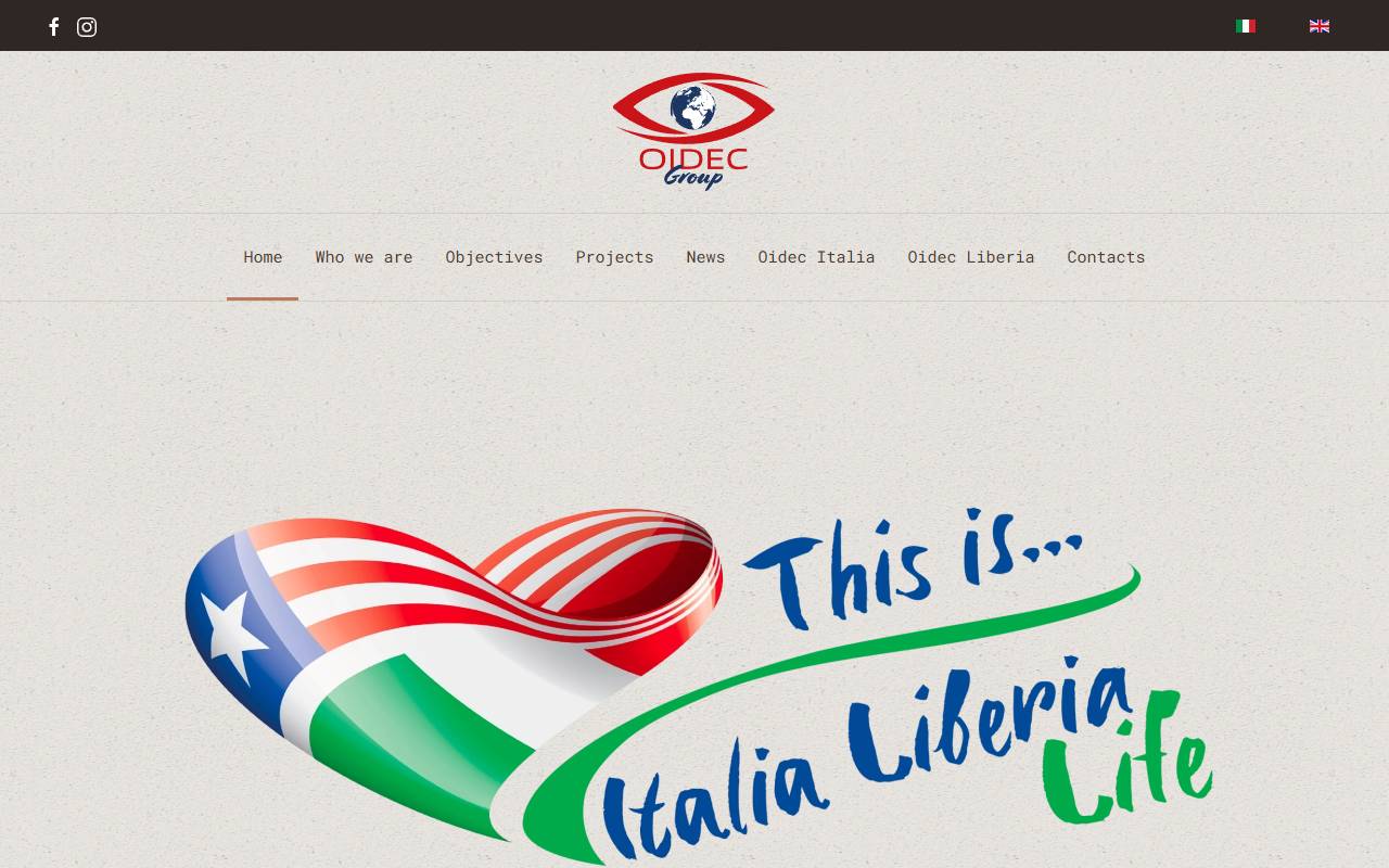 Anteprima del sito: Associazione OIDEC