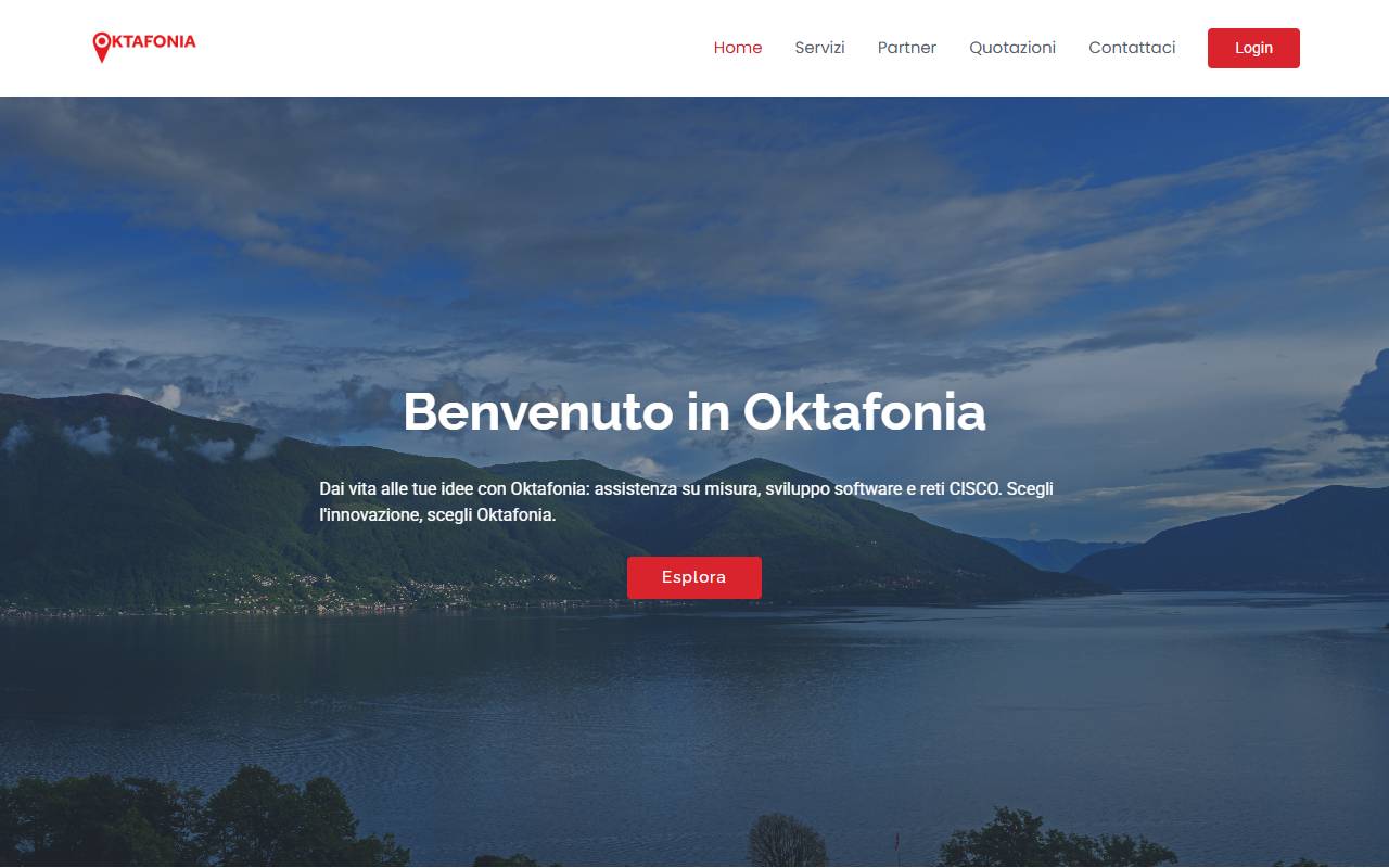 Anteprima del sito: Oktafonia Sagl