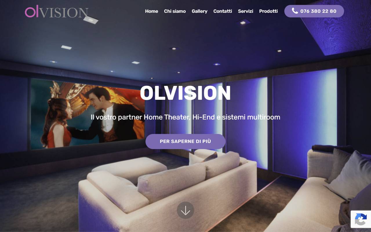 Anteprima del sito: Olvision Sagl