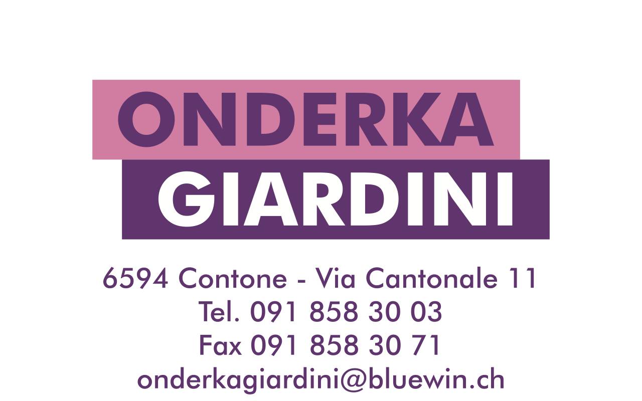 Anteprima del sito: Onderka Giardini Sagl