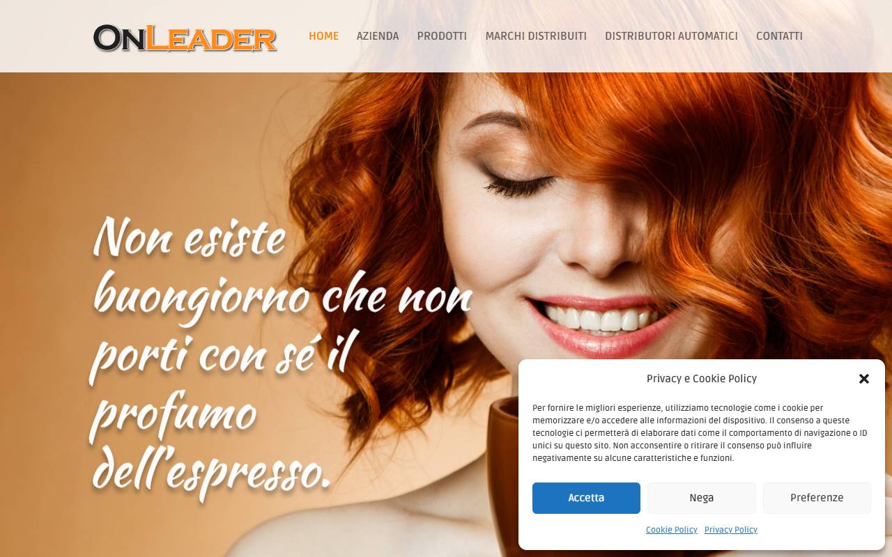 Anteprima del sito: OnLeader Sagl