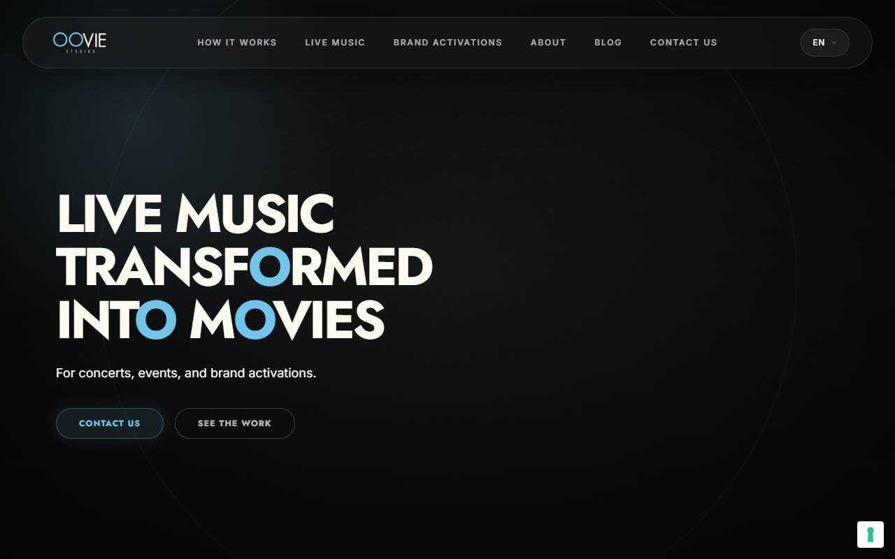 Anteprima del sito: Oovie Studios SA