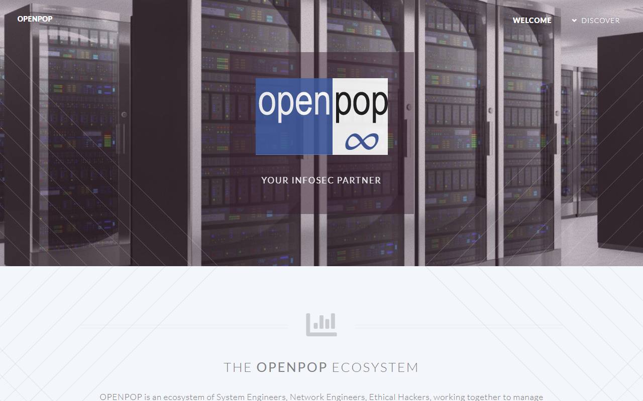 Anteprima del sito: OPENPOP SA