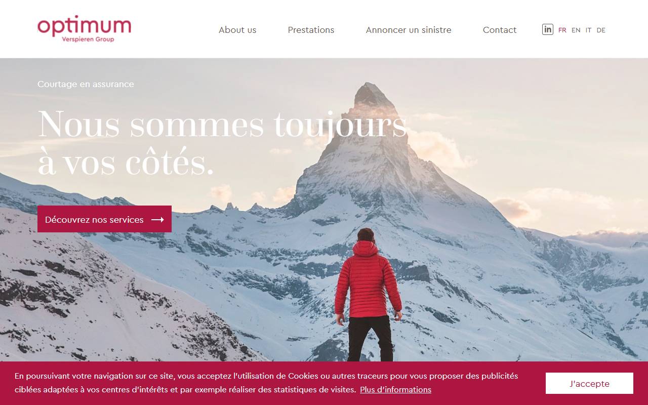 Anteprima del sito: Optimum Management Financial Services SA