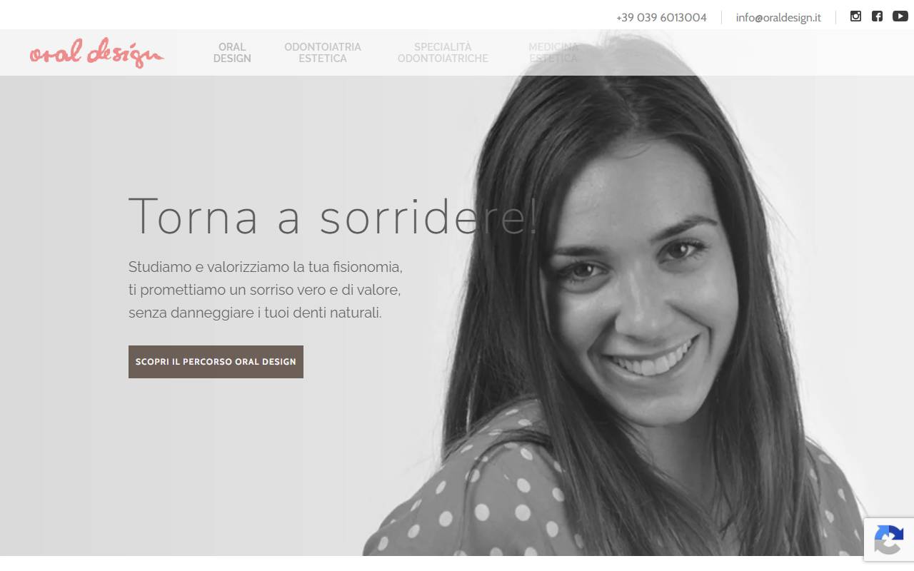 Anteprima del sito: Oral Design Suisse Sagl
