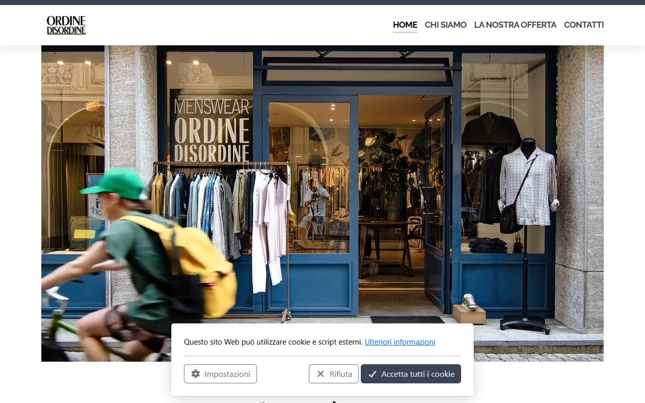 Anteprima del sito: ORDINE & DISORDINE SAGL