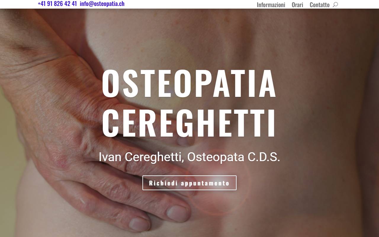 Anteprima del sito: Cereghetti Ivan