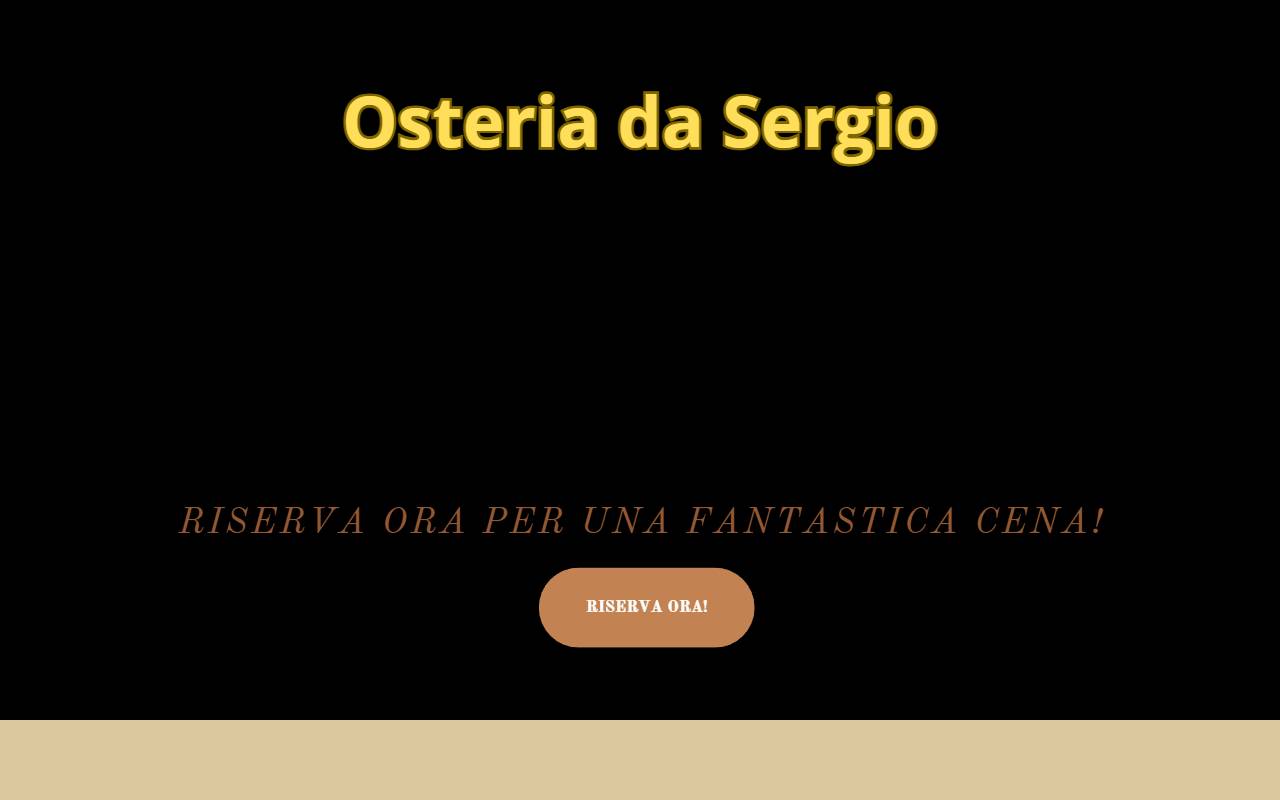 Anteprima del sito: Osteria da Sergio di Sergio Schnidrig