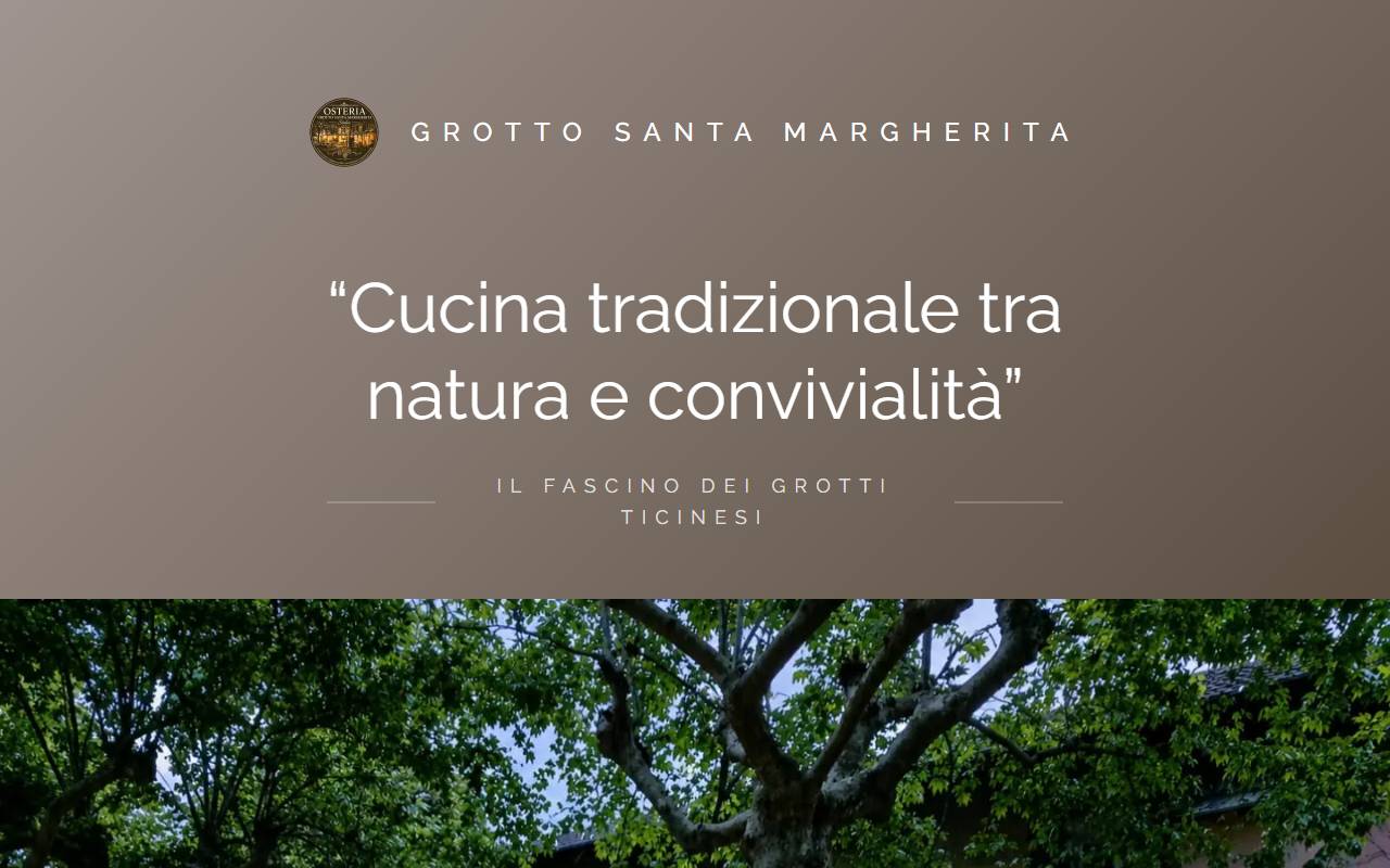 Anteprima del sito: OSTERIA GROTTO SANTA MARGHERITA di Igor Onusti