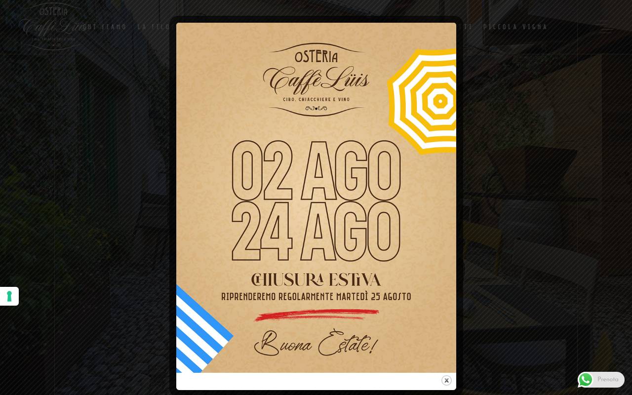 Anteprima del sito: Osterialuis SA