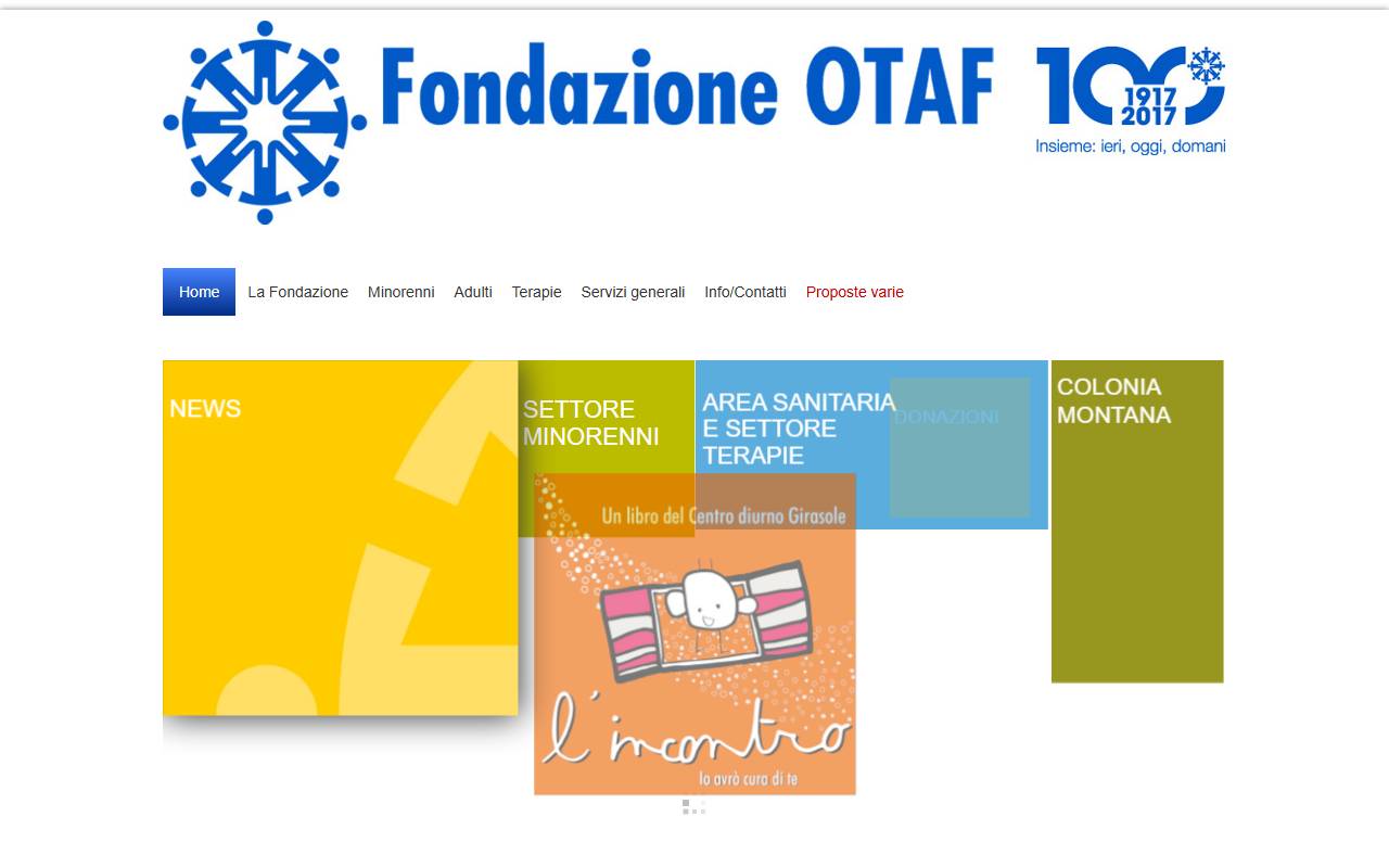 Anteprima del sito: Opera Ticinese per l'assistenza alla fanciullezza O.T.A.F.
