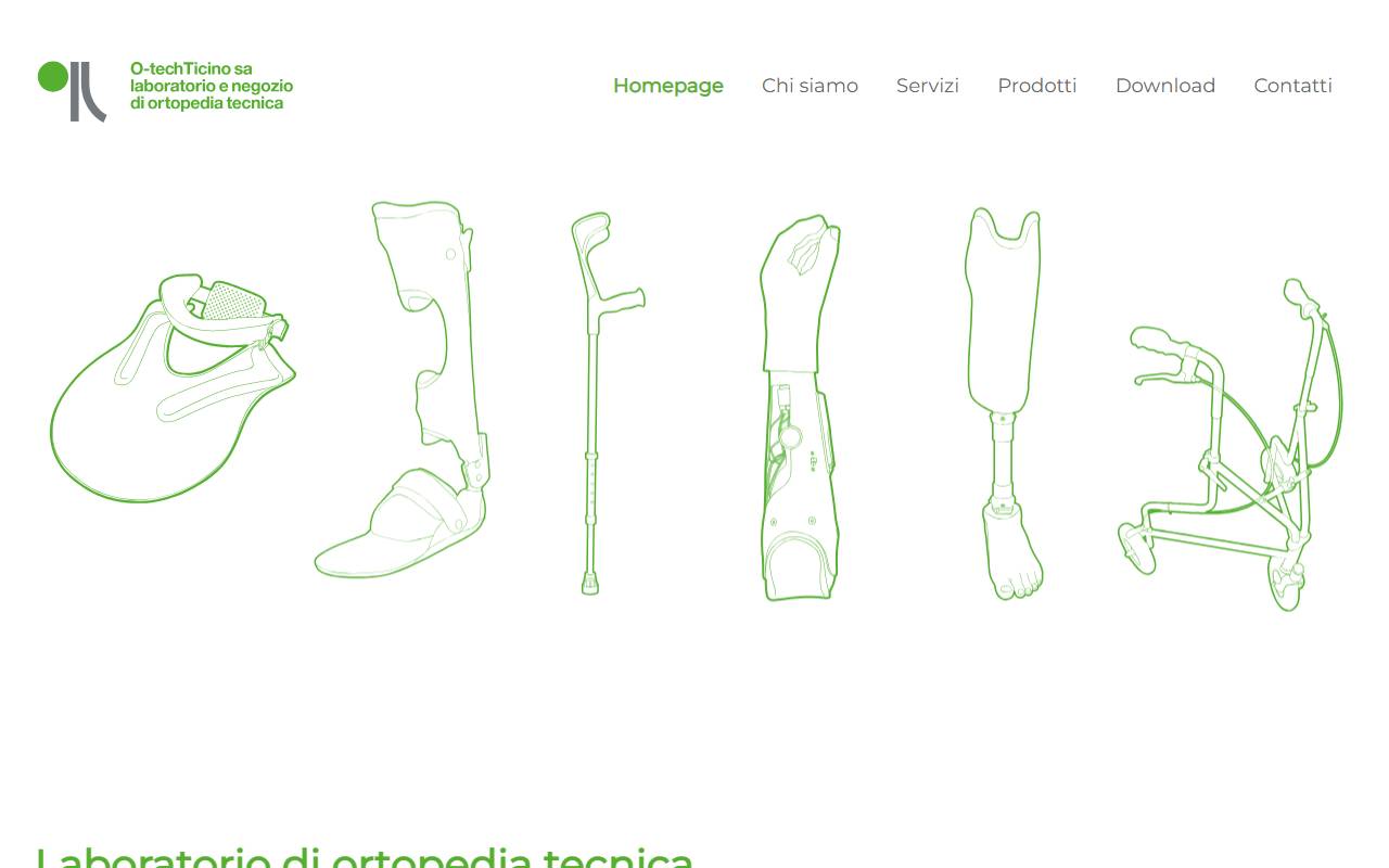 Anteprima del sito: O-Tech Ticino SA