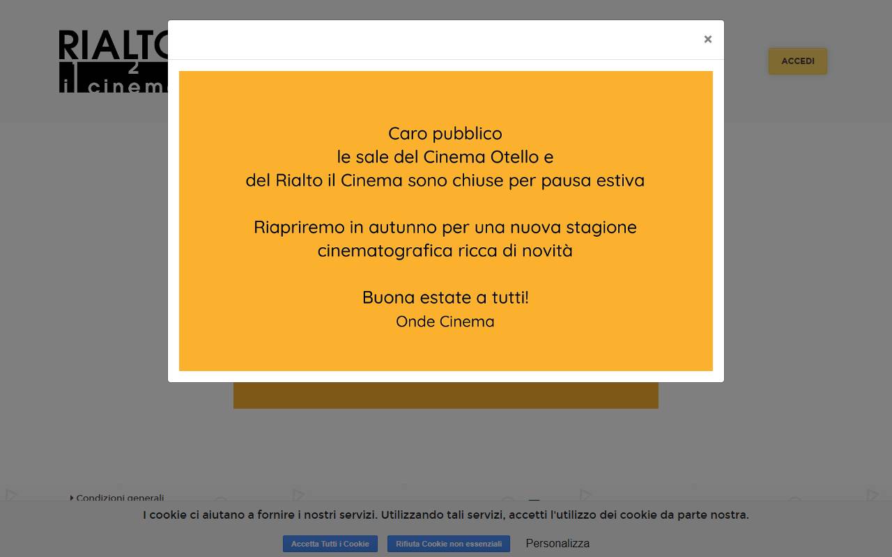 Anteprima del sito: Onde Cinema di Antonio Prata