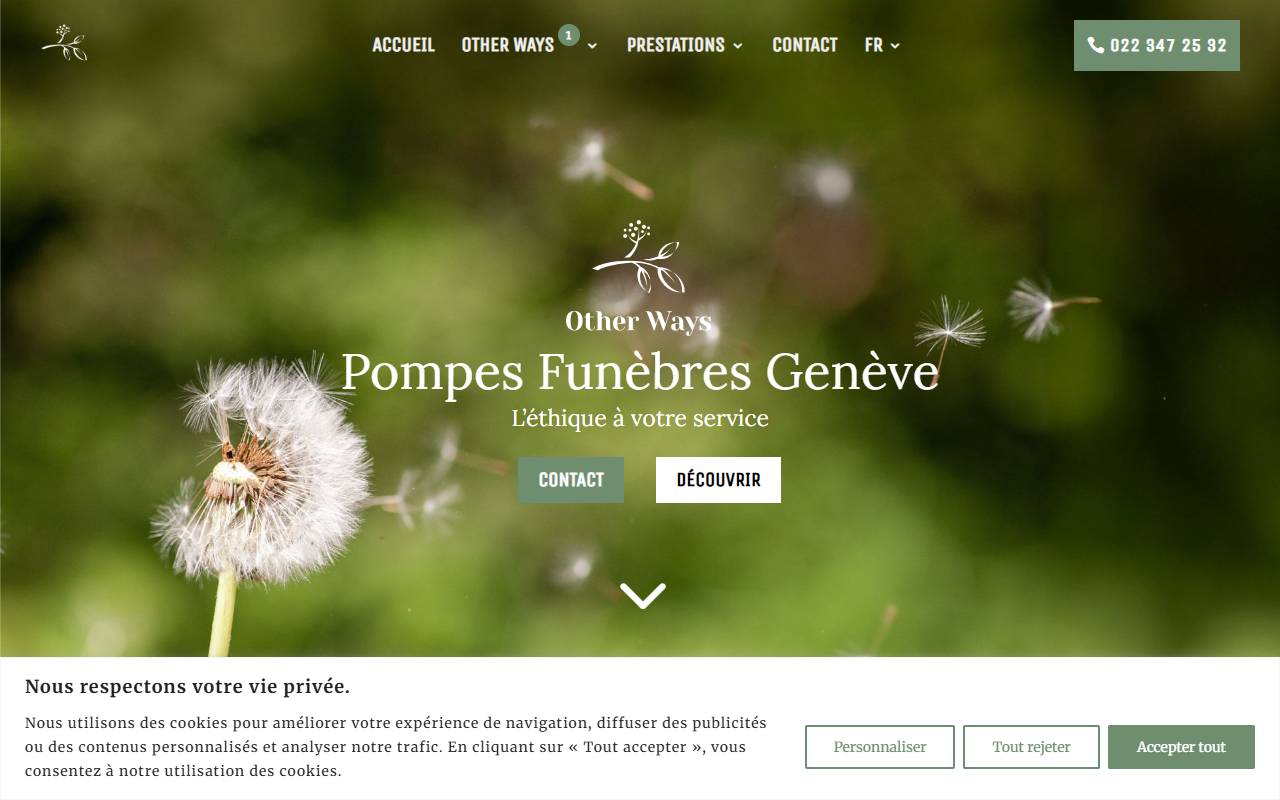 Anteprima del sito: Other Ways Sagl