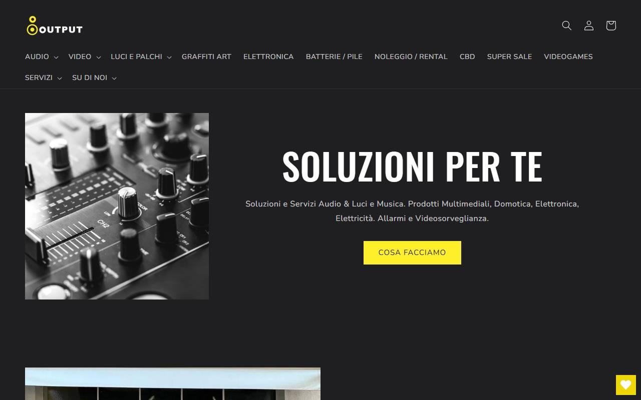 Anteprima del sito: Elettro Audio Sagl