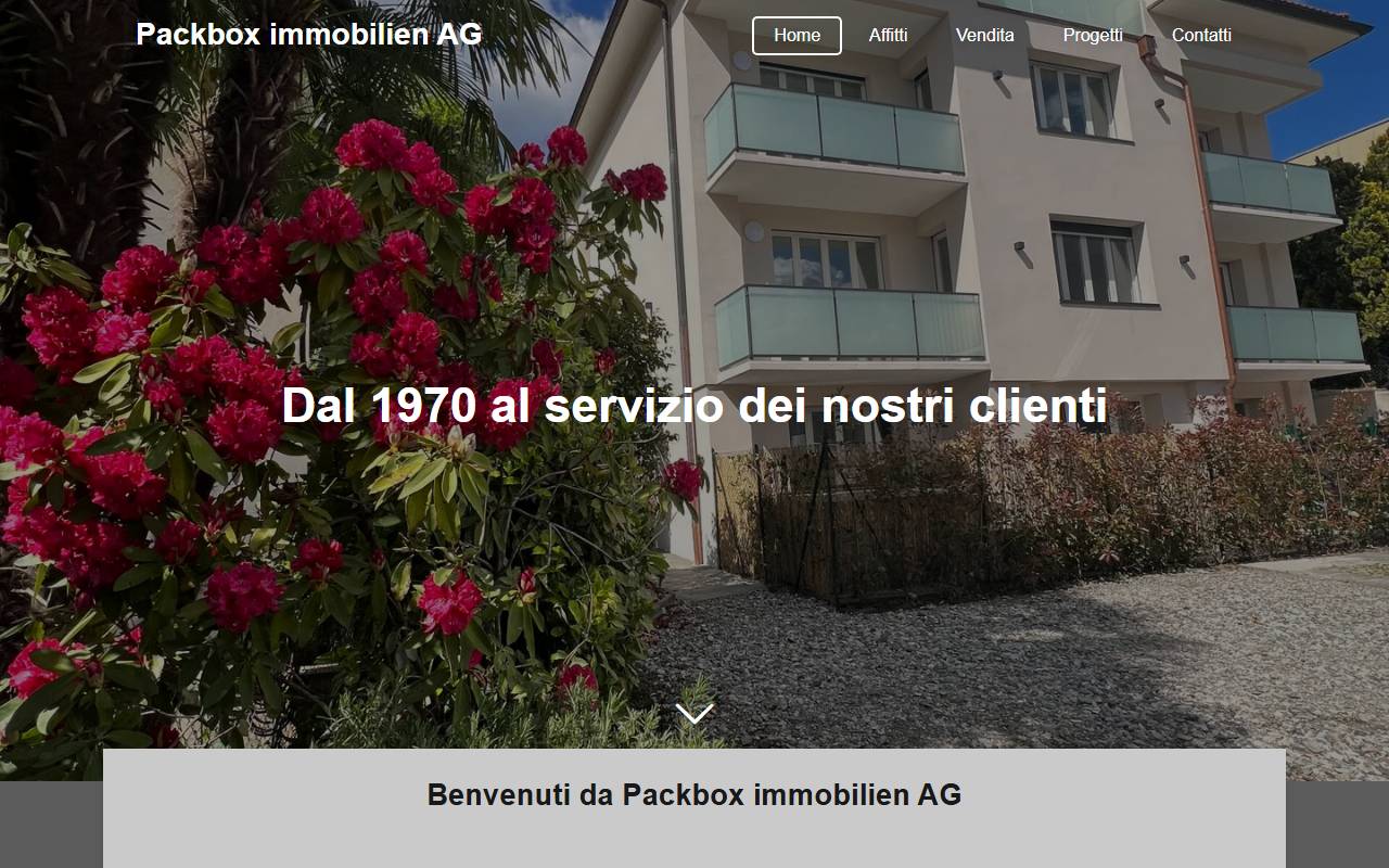 Anteprima del sito: PACKBOX IMMOBILIEN AG