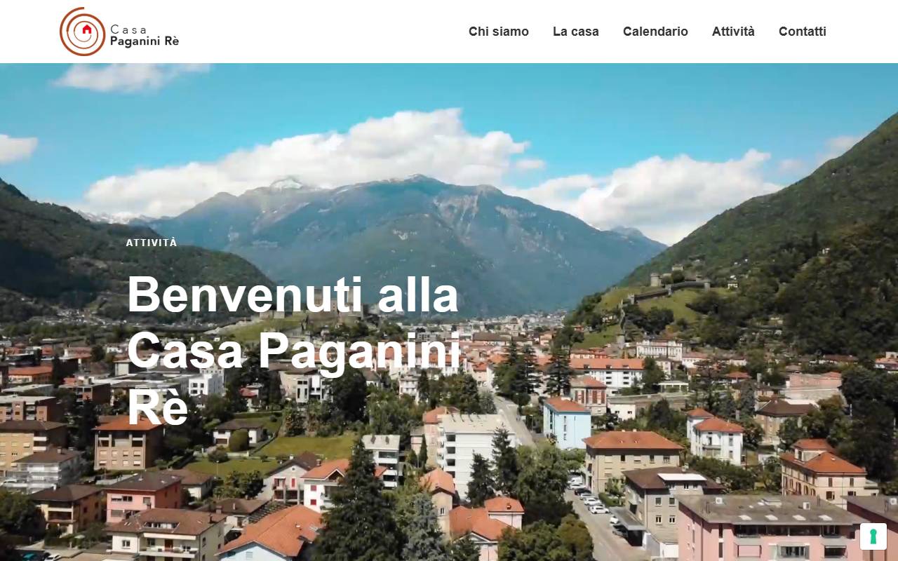 Anteprima del sito: Casa Paganini Rè