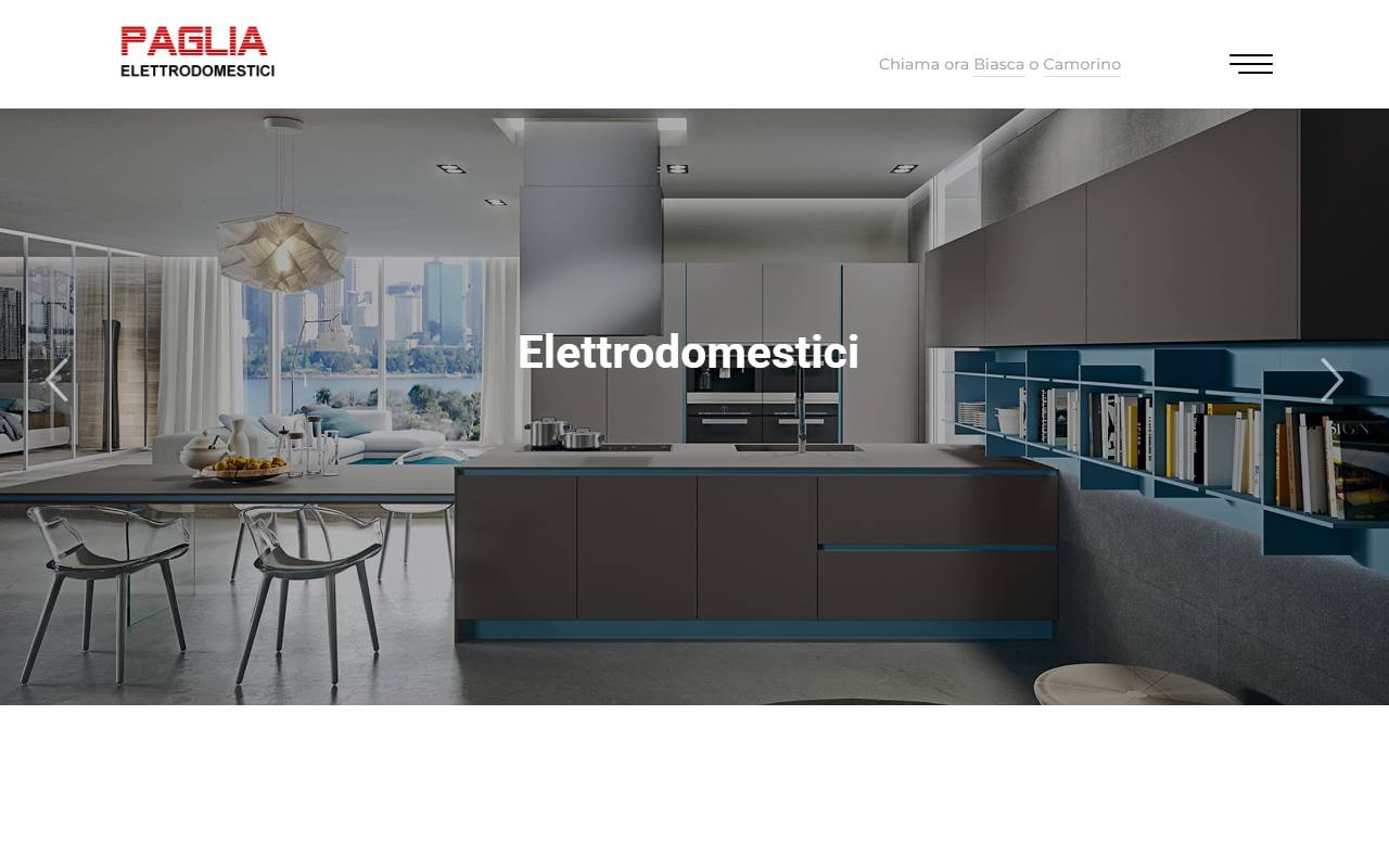 Anteprima del sito: Paglia E. Elettrodomestici SA