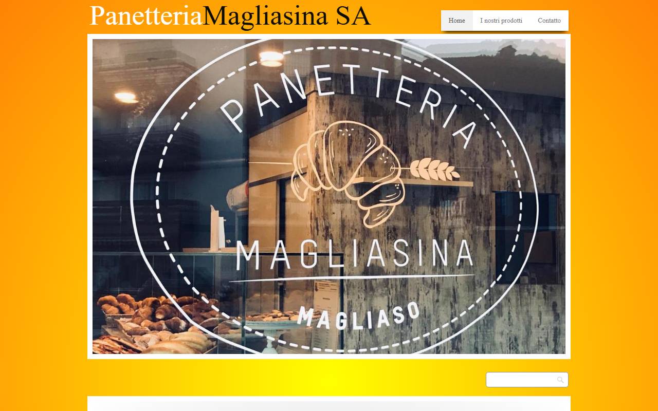 Anteprima del sito: Panetteria e Pasticceria Magliasina SA