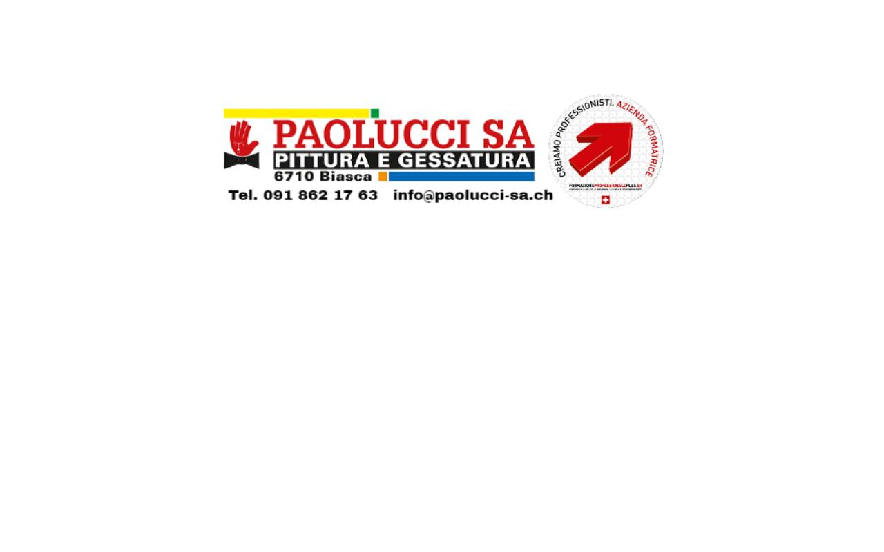 Anteprima del sito: Paolucci SA