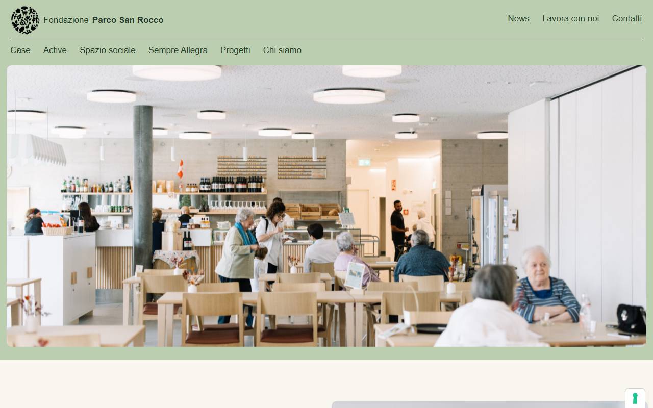 Anteprima del sito: Fondazione Parco San Rocco