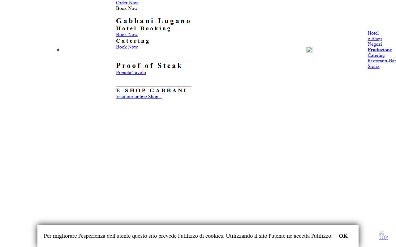 Anteprima del sito: Gant SA