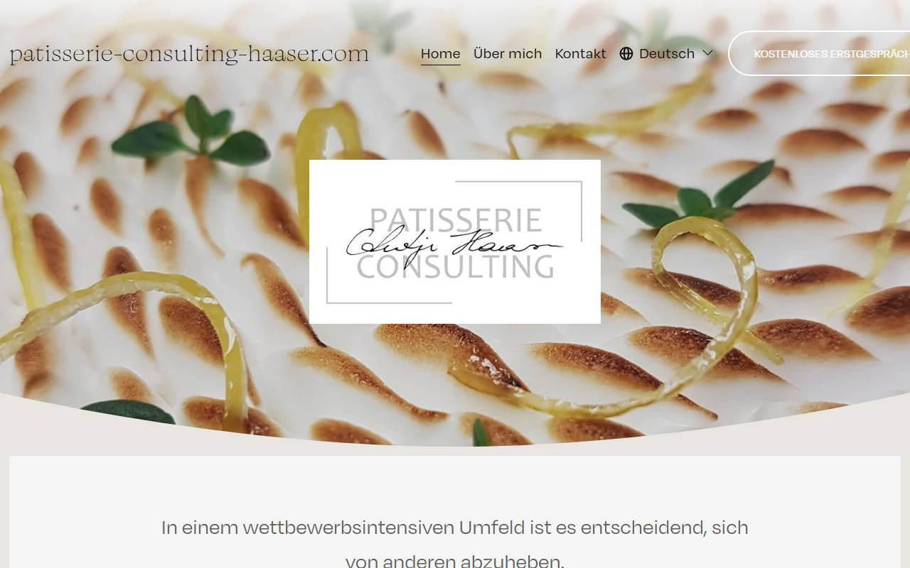 Anteprima del sito: Antje Haaser Consulting