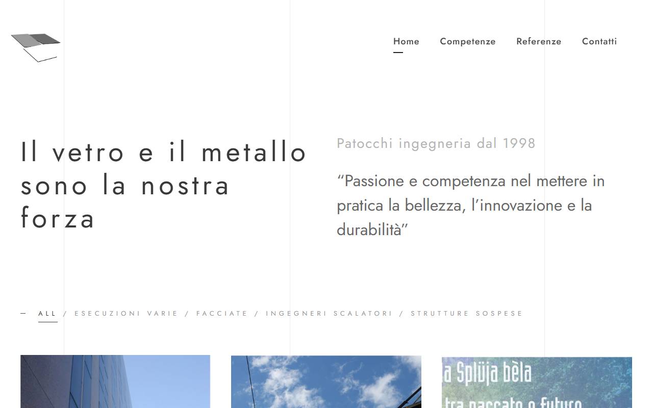 Anteprima del sito: Patocchi Sagl