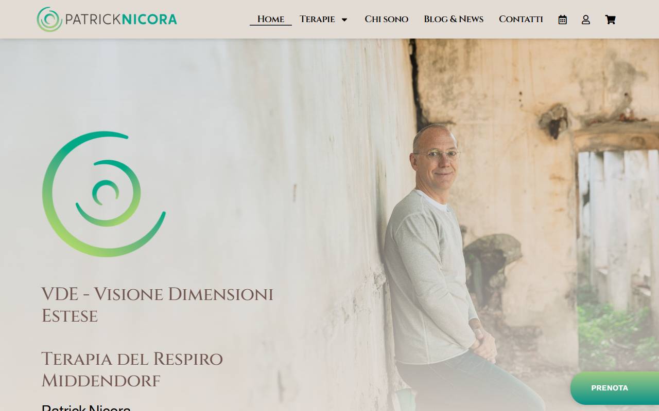 Anteprima del sito: Studio di terapie Patrick Nicora Sagl
