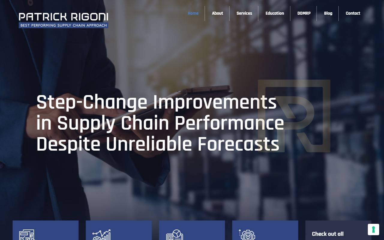 Anteprima del sito: Patrick Rigoni GmbH