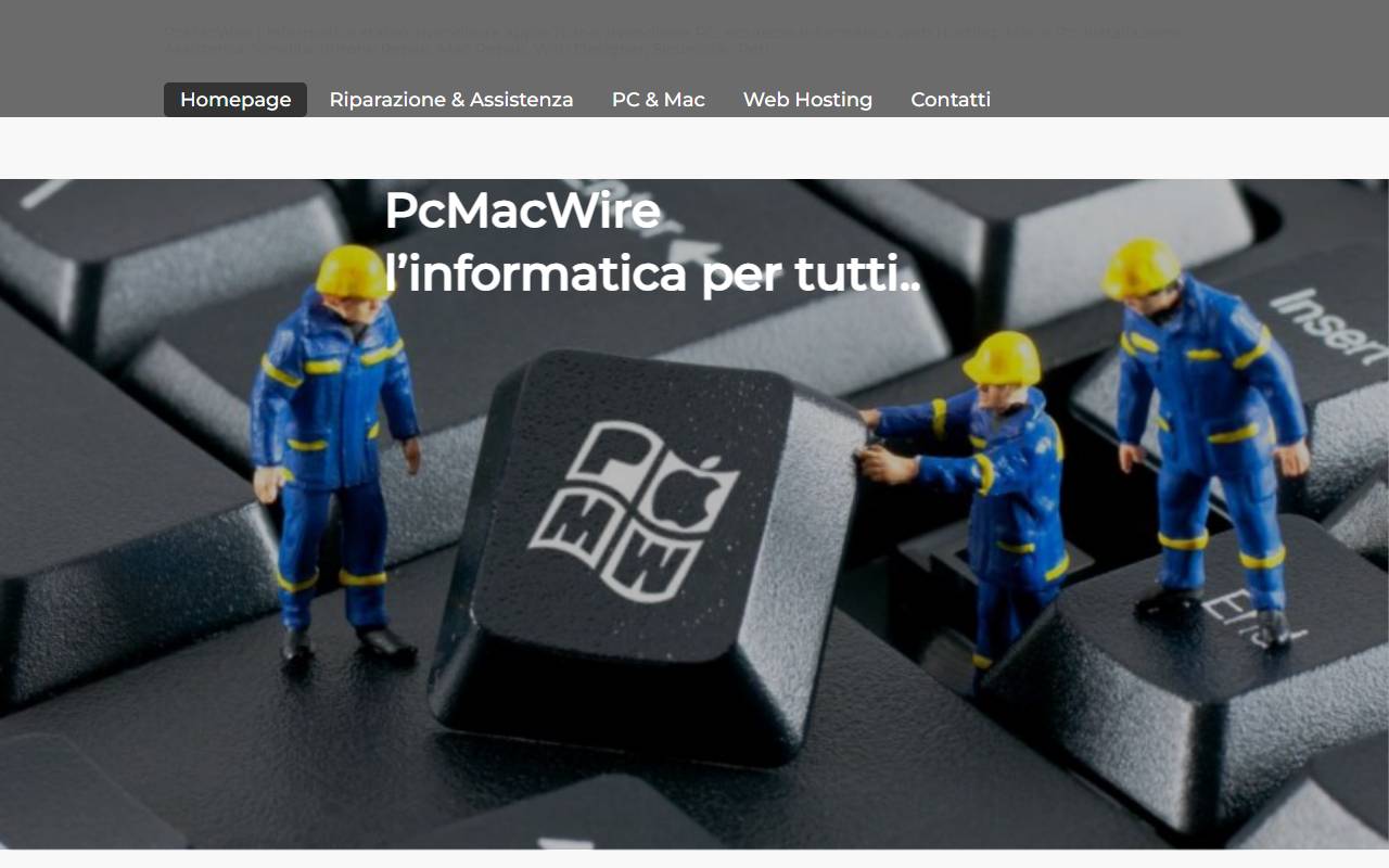 Anteprima del sito: PcMacWire di Sebastiano Ceppi