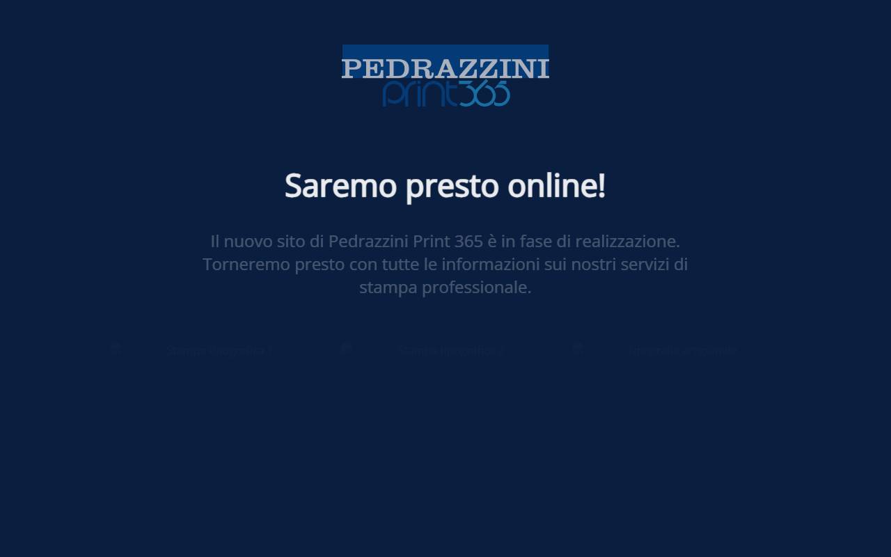 Anteprima del sito: Pedrazzini Print 365 Sagl