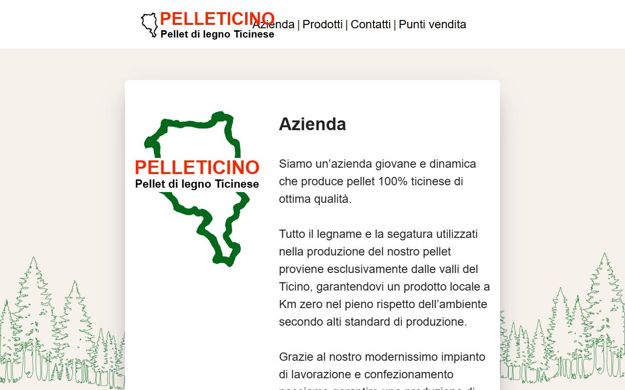 Anteprima del sito: PelleTicino SA