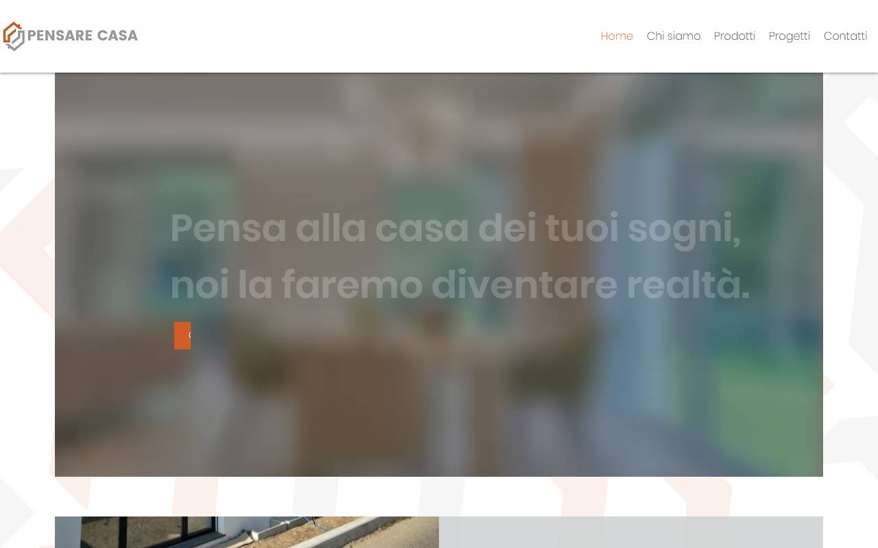 Anteprima del sito: PENSARE CASA SAGL