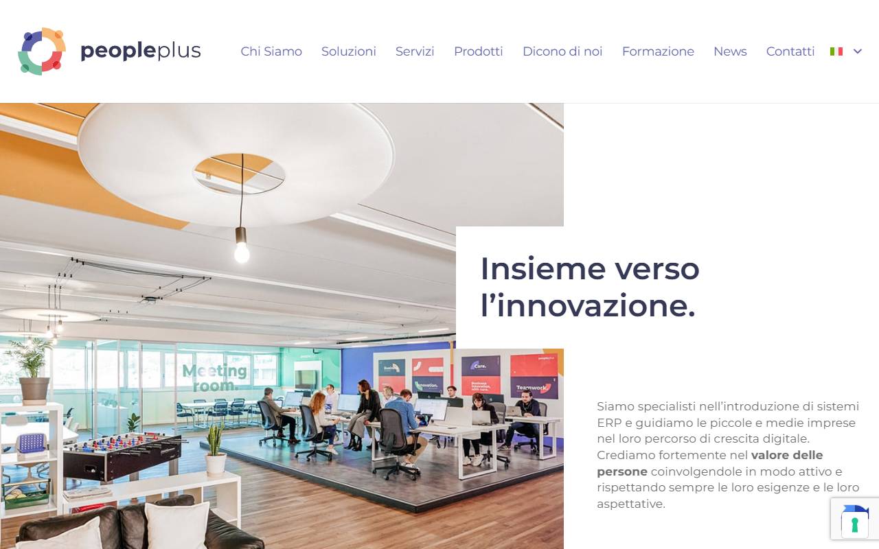 Anteprima del sito: People Plus SA