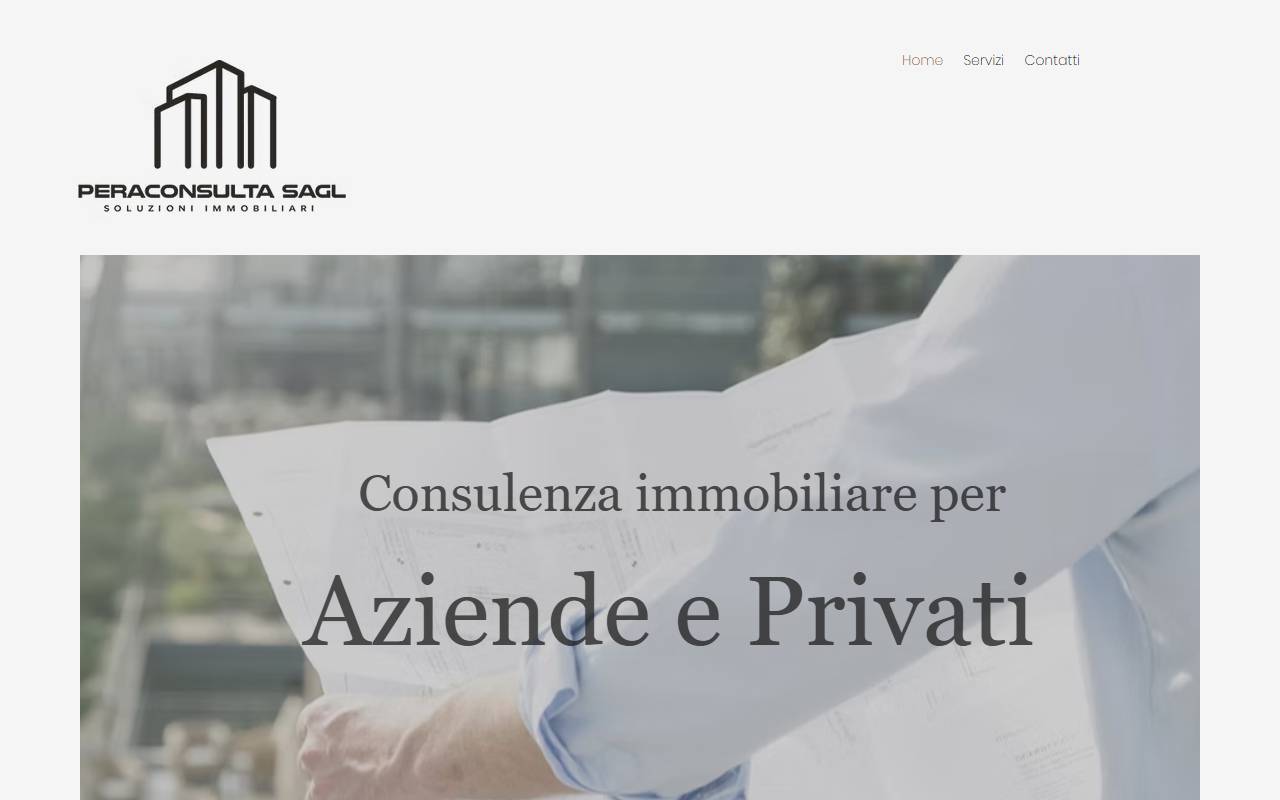 Anteprima del sito: Peraconsulta Sagl