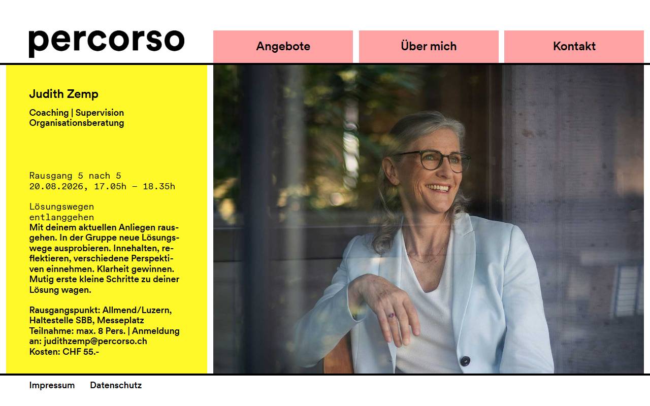 Anteprima del sito: Il percorso di Paola Cicorini