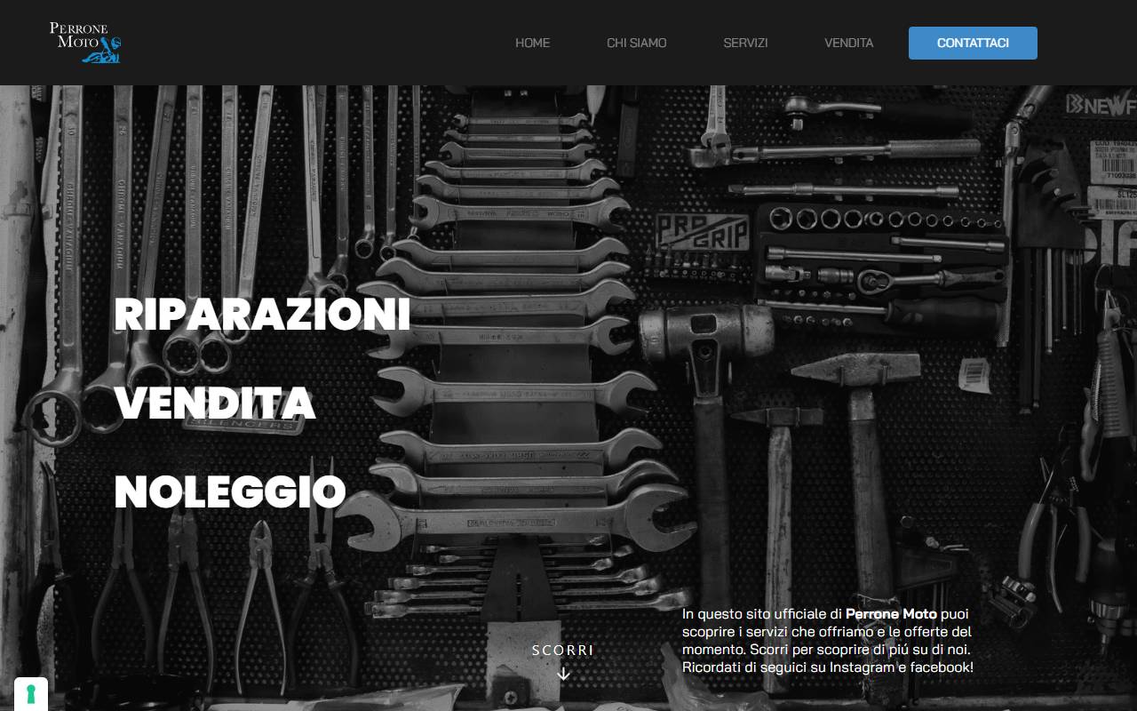 Anteprima del sito: Perrone Moto sagl
