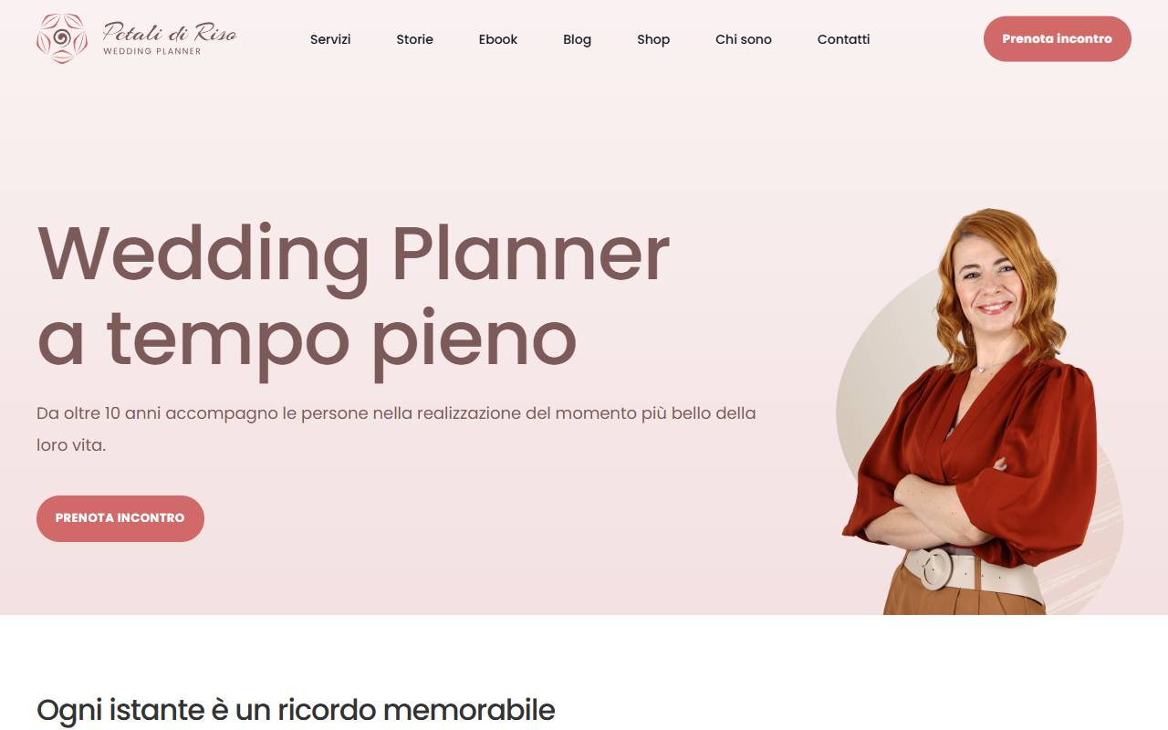 Anteprima del sito: Petali di Riso di Stefania Mauro
