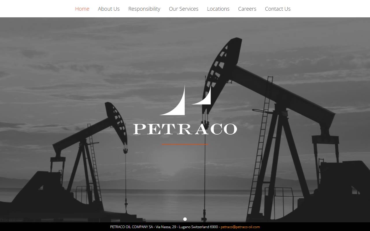 Anteprima del sito: Petraco Oil Company SA
