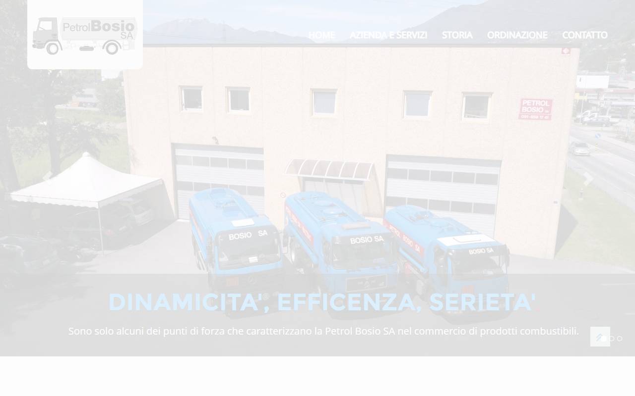 Anteprima del sito: Petrol Bosio SA