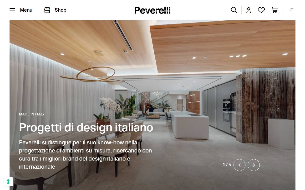 Anteprima del sito: Peverelli Interior Design SA