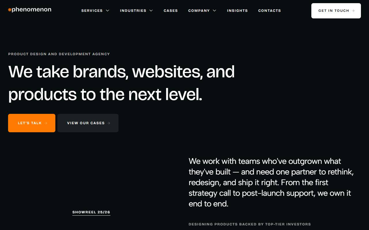 Anteprima del sito: Phenomenon Studio Sagl