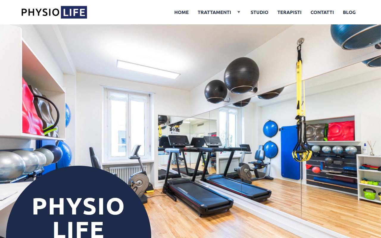 Anteprima del sito: PHYSIO LIFE DI PANZERI LAVINIA