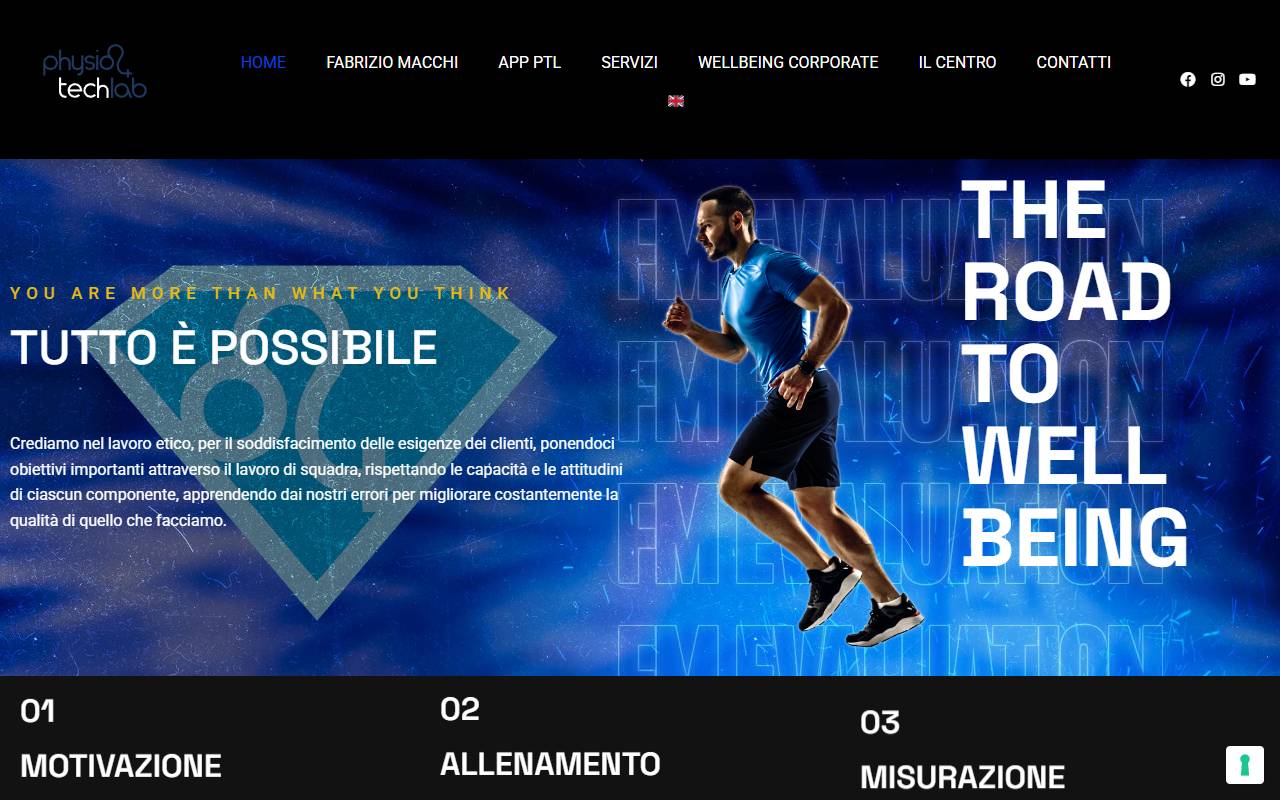 Anteprima del sito: PHYSIOTECHLAB SA