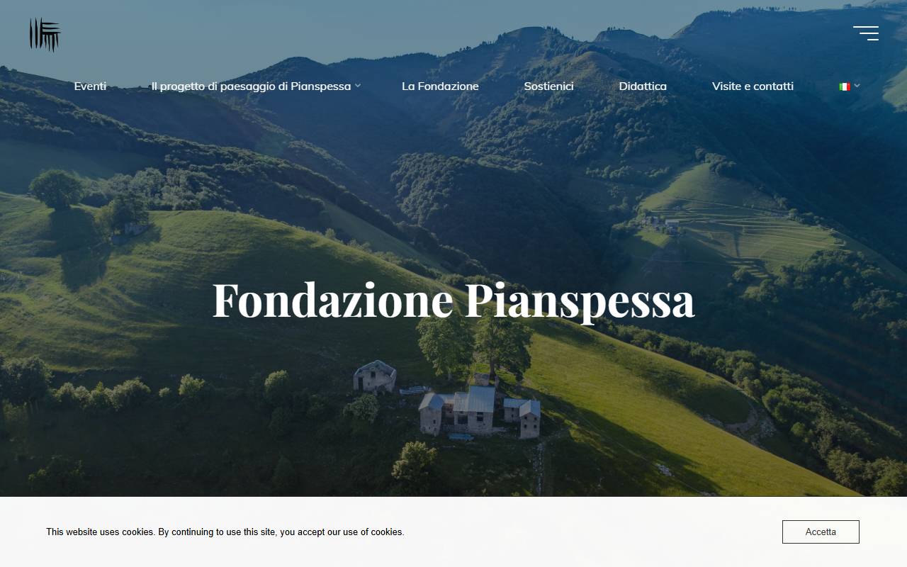 Anteprima del sito: Fondazione Pianspessa