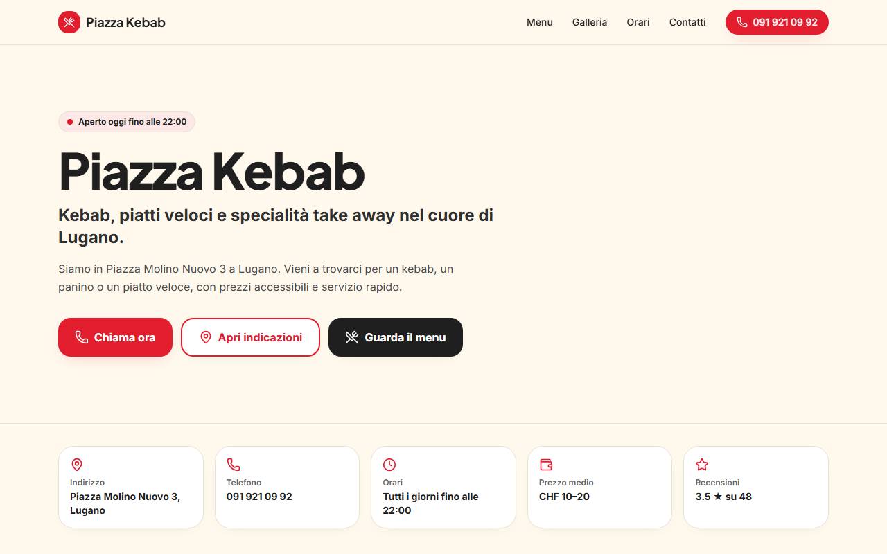 Anteprima del sito: Yaghoubi Piazza Kebab di Wahid